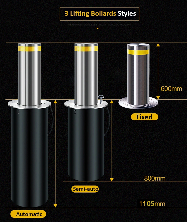 2020 Safeagle Electric Parking System Automatic Rising Bollards Price for Break-in Vehicle Control