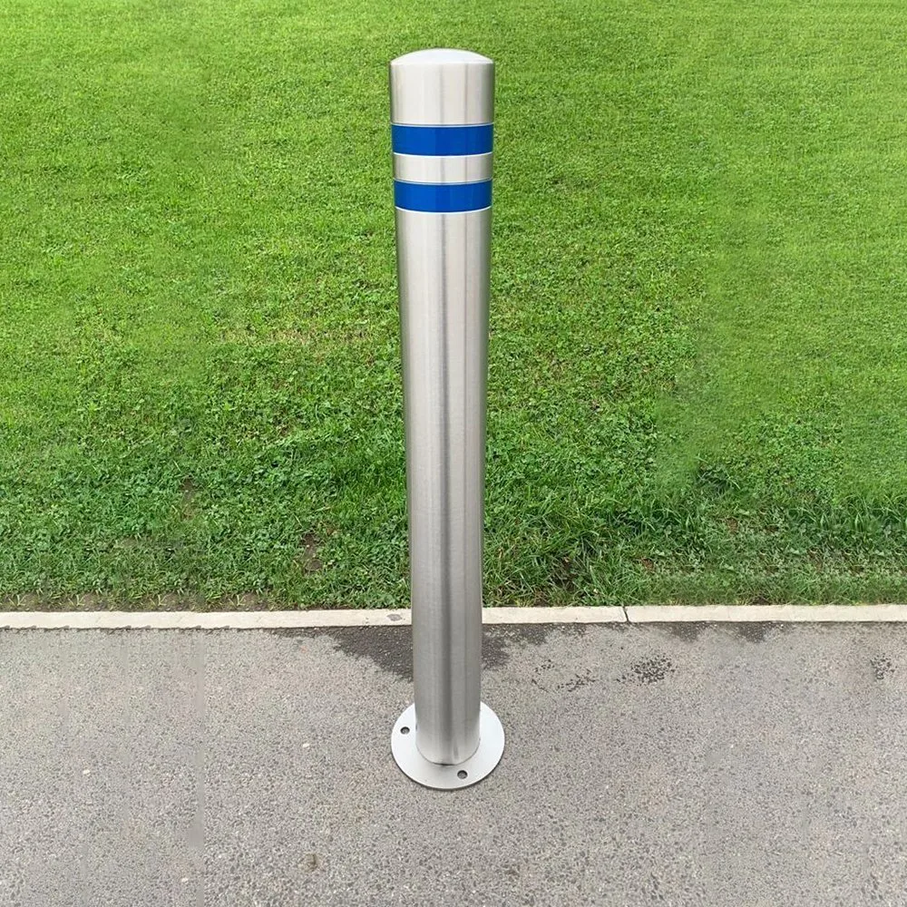 Roadway Safety Crash Rated Bollard Stainless Steel Parking Bollards