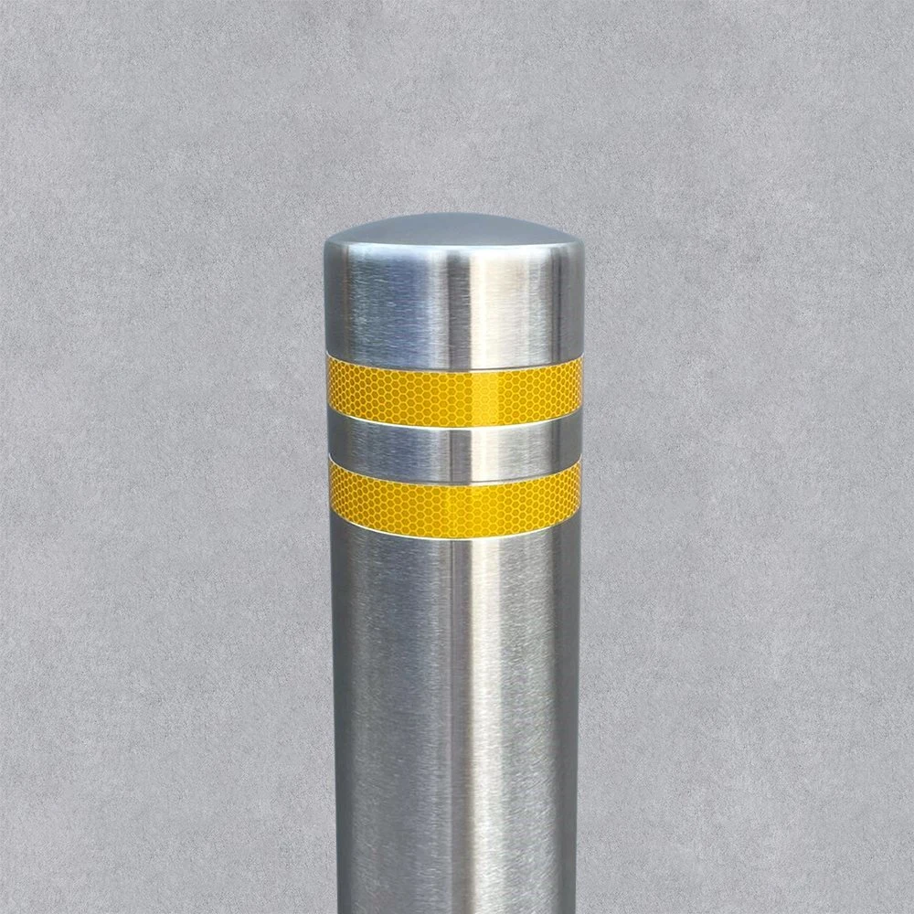 Customizable Stainless Steel Parking Lot Bollard Safety Corner Bollard