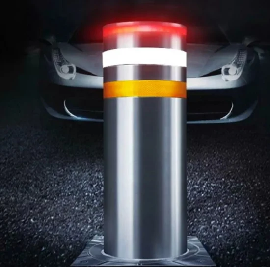 304 rostfreie hydraulische Straßen-Sicherheitspoller mit automatischer elektrischer Anhebung