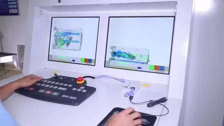 Mittelgroßer Dual-View-Röntgen-Gepäckscanner At6550d mit zwei Generatoren für die Sicherheitsinspektion von Flughäfen und Bahnhöfen